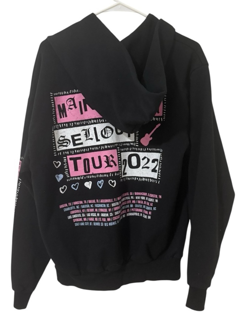 Rare Machine Gun Kelly (MGK) Mainstream Sellout Tour 2022 Zip-Up Hoodie - Picture 5 of 9